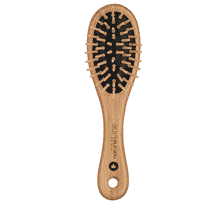 Natural Line Brosse en bois d'érable, plate à 6 rangs