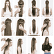 Full Head Extensions 50/55 cm - 18/24, Blond/Ash Blond