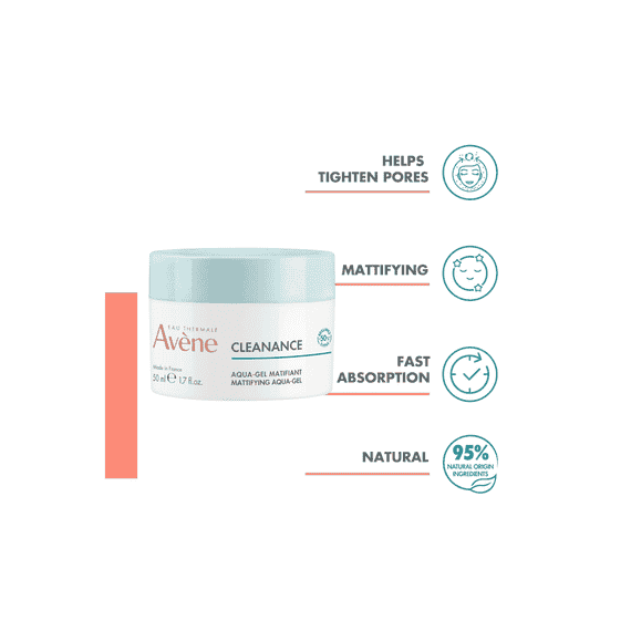 Avène • Mattifying Aqua-Gel for oily, blemish-prone skin 50 ml