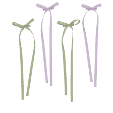 Fermaglio Per Capelli Con Rete - Viola & Verde Salvia
