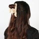 Fermaglio Capelli Con Nodo In Tessuto - nero & marrone