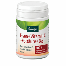 Eisen + Vitamin C + Folsäure + B12 – 60 Lutschtabletten