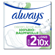 Ultra sanitary Napkin Cotton Protection Long with wings 10 pieces
