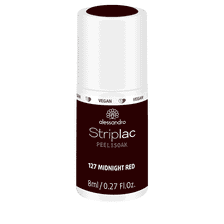 Alessandro - Striplac Peel or Soak - Midnight Red - 8ml