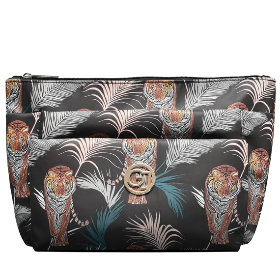 Borsa Per Cosmetici - Black Tiger & Palm