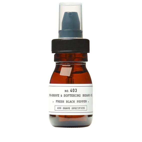No.403 Pre-Shave & Softening Beard Oil Fresh Black Pepper