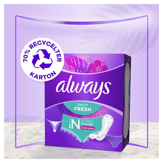 Slipeinlagen Flexistyle Normal Fresh Scent Big Pack - 54 Stk.