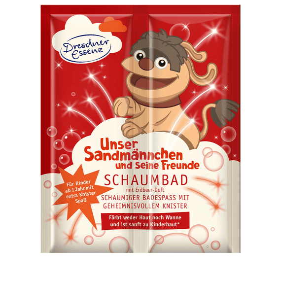 Schaumbad mit Erdbeer-Duft