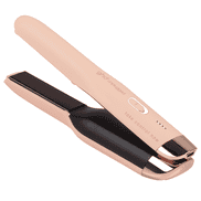 Unplugged cordless hair straightener - pink peach charity edition