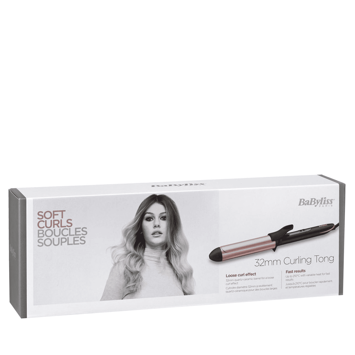 Lockenstab Rose Quartz 32 mm C452E