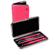 Pink tweezer case