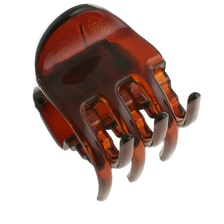 Plastic Clamp, 3.5 cm - Brown