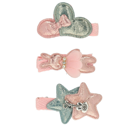Set Di 3 Fermagli Per Capelli