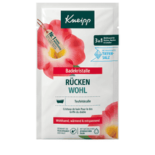 Badekristalle Rücken Wohl