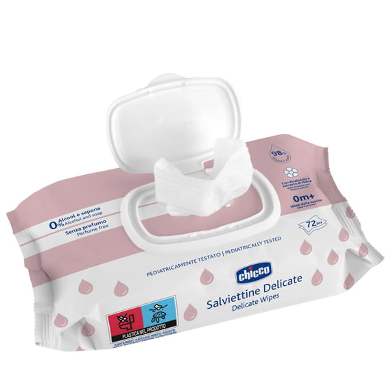 Lingettes Nettoyantes Delicate - 72 pcs.