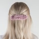 Haarreif und Haarclip in Fake Fur - orange und lila