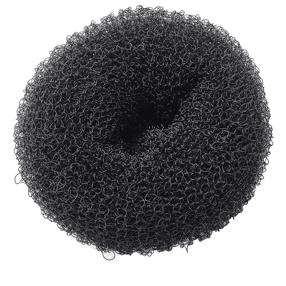 Rotolo di nodi piccolo, diametro 6 cm, nero