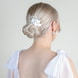 Hair Comb With White Flowers