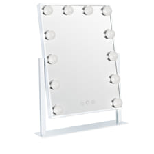 LED Makeup Artist Mirror With Touch - White