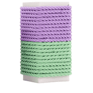 Mini Hair Ties (20 pieces - Mint & Violet - mixed package)