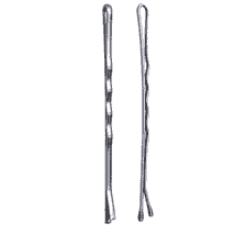 Fermagli Per Capelli Ondulati, 60 mm, 50 pz. - Argento