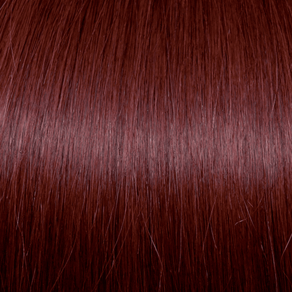 Keratin Hair Extensions 30/35 cm - 530, deep dark red