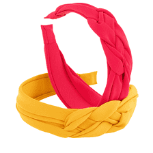 Cerchietto con inserto a treccia
