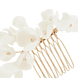 Small Hair Comb With Ceramic Flowers