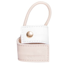 Leather Band Short Bendable two-colored White / Cream