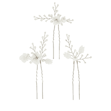 Delicate Hairpins With Flowers