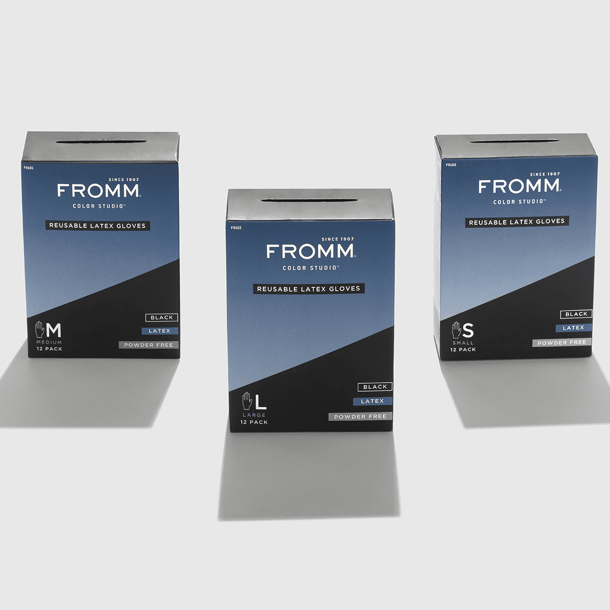 Fromm • Mehrweg Latex Handschuhe S 12 Stk. •