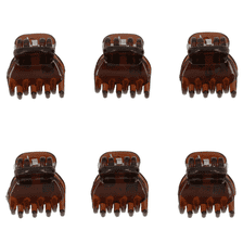 Haarklemmen aus recyceltem Kunststoff - Tortoise