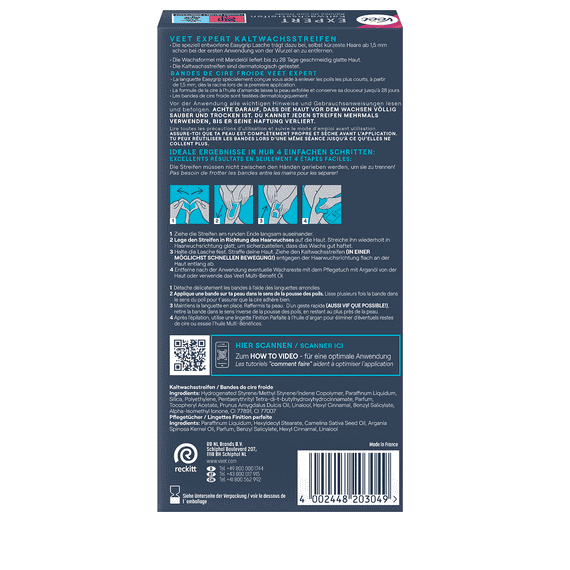 Cold Wax Strips Body & Legs 20 pcs.