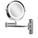 Doppelseitiger Wandspiegel mit LED-Licht