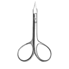 Nail scissors straight design from France