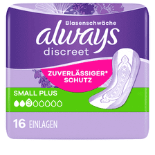 Inkontinenz Einlagen Small Plus - 16 Stk.