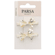 Hair Clips Metal Gold