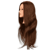 Practice head 60 cm 100% real hair