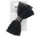 Barrette Bow Black