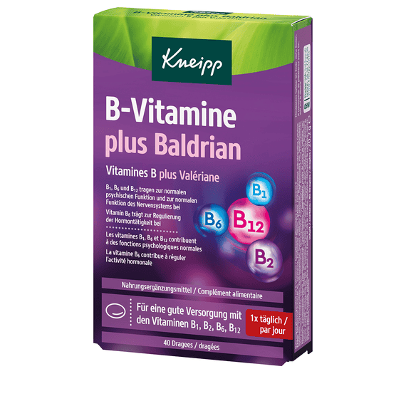 Valériane 1000 plus Vitamines B – 40 Dragées