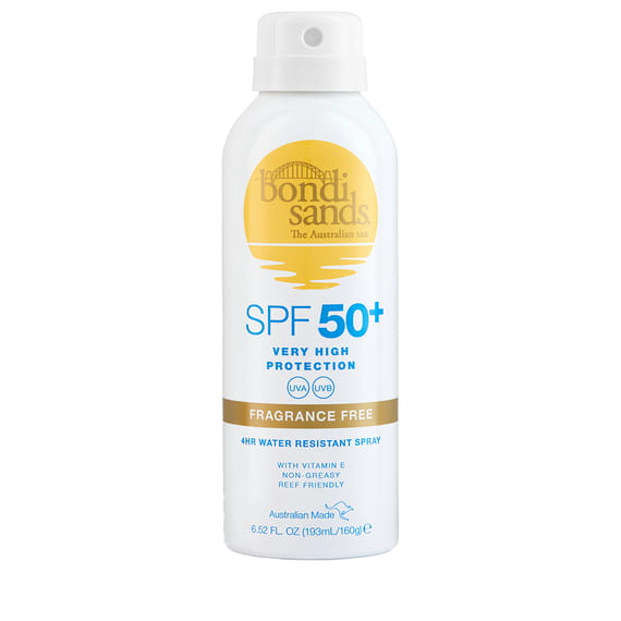 Fragrance Free Aerosol Mist Spray SPF 50+