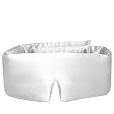 Deep Sleep Seidenschlafmaske Silber