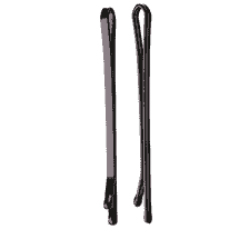 Pince À Cheveux Laquée Lisse, 55 mm, 50 pcs. - Noir