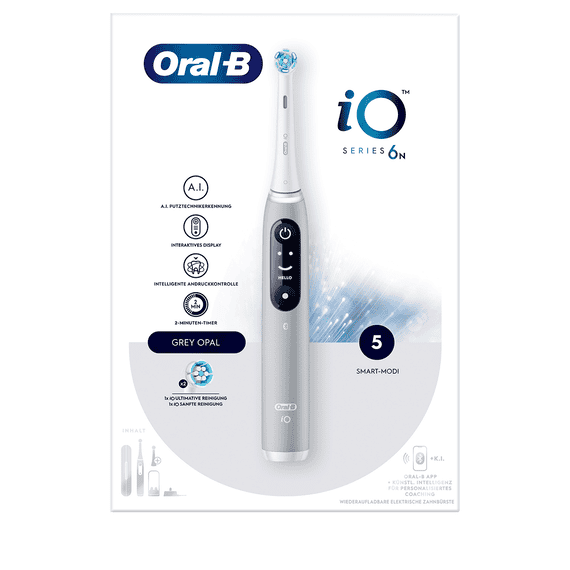 Brosse à Dents Électrique Intelligente avec Étui de Voyage - Grey Opal