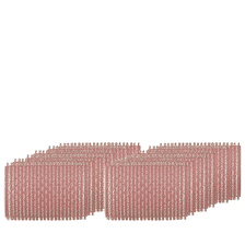 Bigoudis adhésifs Rosé 44 mm (12 pcs.)