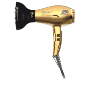 Hairdryer Alyon Ionic, gold with Magic Sense