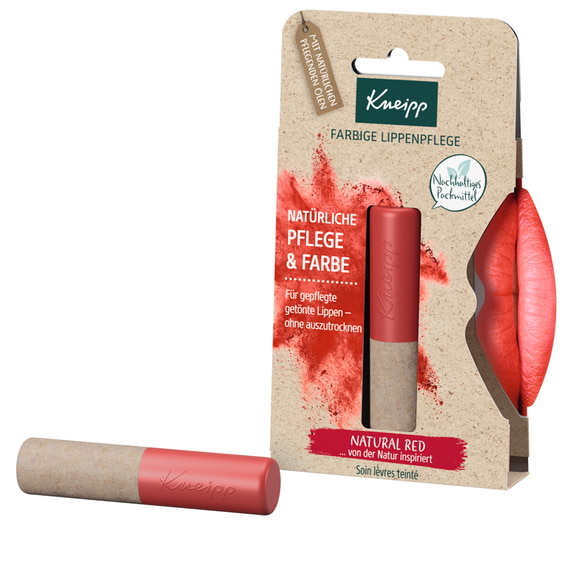 Farbige Lippenpflege