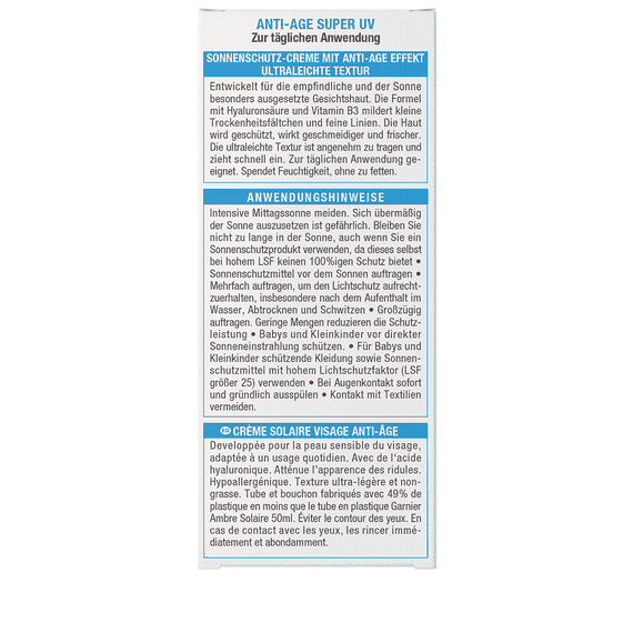 Sensitive expert+ Gesicht Anti-Age Creme LSF 50+