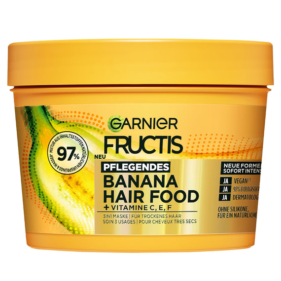 Pflegendes Banana Hair Food - 3 in 1 Maske