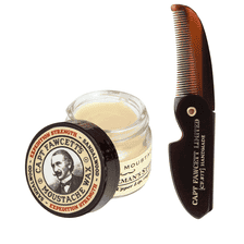 Exp Strength Moustache Wax & Moustache Comb